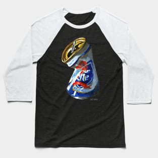 Old Crushed Beer Can Style Baseball T-Shirt